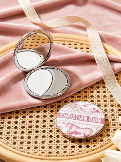 Dior Portable Mirror Suitable For Various Occasions Like Travel, Gatherings, Work, School, Applicable For All Ages