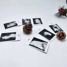 7张/套 E-N 最新照片卡 - 收藏卡牌游戏，独特明信片设计，LOMO 卡主要展示成员们独特的黑白姿势，时尚外观 - en7 - 查看 1