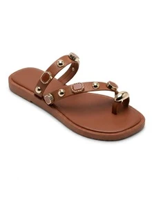 Women's Sandal, Stylish, Delicate, , Blogger-Worthy, Summer Style. - Camel - Ver 4