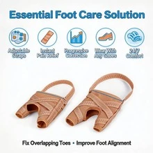 High Quality Toe Separator For Bunions With Adjustable Straps - Progressive Correction For Big And Small Toes, Used Day And Night To Relieve Pain, Is An Essential Foot Care Solution For Men And Women To Repair Overlapping Toes And Improve Foot Alignment - 腳部保護套 - 查看 13