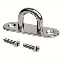 5pcs Stainless Steel Thickened Ceiling Hook, Heavy Duty Hanging Hook For Fans, Pulleys - Silver - View 12