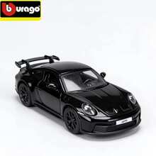 1:64 比例 Bburago 野马 Shelby GT500 合金模型车 - 实际尺寸：（3.5 英寸/8.5 厘米），如图所示！合金车身，可开启车门，橡胶轮胎 - 成人收藏礼品 - 彩色 - 查看 17