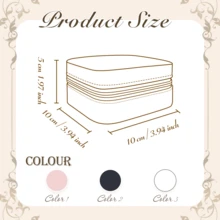 Customizable Leather Jewelry Box, Perfect Gift For Mother's Day And Birthday (For Women) - Multicolor - View 7