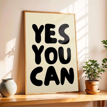 1pc Vintage-Inspired Motivational Art Poster, Suitable For Wall Decor. These Frameless Canvas Prints Are Perfect For Enhancing Home Decor, Applicable For Canvas Wall Art, Fashion Girl Art, Inspirational Quote Art, Home Decoration, Wall Hanging Decor, Etc.