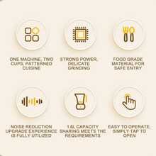 SOKANY03075 Multifunctional Stainless Steel Juicer Blender, Home Fruit Juice Maker - Silver - View 2