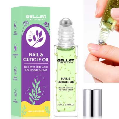  Gellen Gellen Cuticle Oil, Roll-On Nail Growth Oil, Nail Oil For Nail Growth & Repair & Strength, Nail Care For Damaged Skin & Thin Nails, Soften & Nourish Cuticle