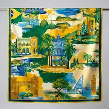 Stampaholics Large Sublimated Satin Scarf For Women's Hair Bag 90x90 Cm Brazilian Landscapes - Nhiều màu - Xem 2