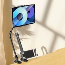 Justerbart surfplatteställ Telefonfäste Flervinklat fäste för lat surfplatta Liggande skrivbord Sängkant Roterbart Hopfällbart 3 sektioner Armstöd Robust - Visa 15