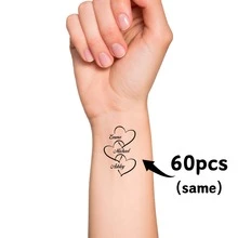 Custom Name Heart Temporary Tattoo Stickers, Personalized Photo Face Temporary Tattoo Stickers, Congratulations 2025 Graduation Party, Custom Graduation Tattoo Stickers, Graduation Party Favors, Graduation Party Decorations - Multicolor - View 19