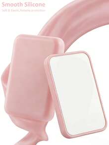 Magnetic Protective Case For IPhone - TPU Soft Anti-Drop Protective Cover, Compatible With MagSafe | Matte Texture And Secure Closure Design (Battery Not Included) - Pink - View 6