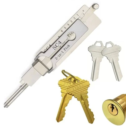 Công cụ giải mã và mở khóa 6 trong 1, dụng cụ thợ khóa SC4, chức năng đọc và mở khóa