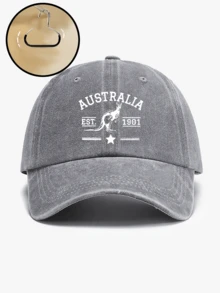 A Retro Washed Hat All-Season Spring Summer Autumn Winter Wearable Adjustable Strap Suitable For Valentine's Day Weddings Christmas School Season Father's Day - One Size - View 11