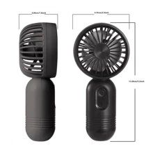 6pcs Portable Mini Fan Handheld Personal Small Fan With 3-Speed For Travel, Long-Lasting Rechargeable Fan, Rechargeable Fan, Rechargeable Portable Fan, USB Rechargeable Battery Operated Mini Fan - Style 4 - View 3