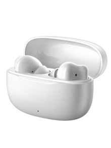 真无线耳机，耳塞，耳塞式耳机，无线耳机 - 兼容苹果和安卓系统，内置麦克风，防汗，电池续航时间长达 24 小时 - 白色，耳机>无线，无线耳机 - A18 - 查看 1