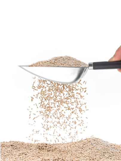 New Long Handle Cat Litter Scoop - Pet Waste Cleaning Tool - Stainless Steel Cat Litter Scooper - Litter Box - Beach Shovel