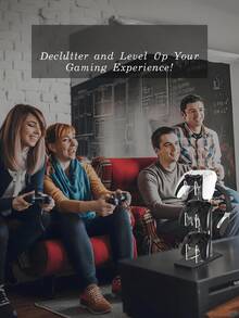 (2-7 Daysmust Arrive)Universal 3-Layer Controller Stand & Headphone Stand Game Accessories Compatible With Switch Game Controller, Headphones, Acrylic Holder Rack, Detachable Display Stand, Gamepad Stand, Headphone & Game Controller Display Holder Organizer, Transparent Display Stand, Controller Holder Controller,Gaming Headset,Transparent Controller Display Stand, Detachable Headphone Holder, Headphone Holder, Game Controller Headset Holder Stand For ONE Switch Switch Pro, Controller Holder Headset Stand Game Accessory, Desk Mounts For Controller, Desktop Gamepad Holder, Build Your Gaming Fortress - Ideal Desk Mount For Gamers,Transparent - Xem 10