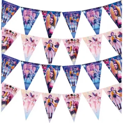 12 pezzi/set Bandierine decorative per feste di compleanno, adatte per appendere, feste, eventi o forniture per raduni