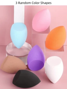 12PCSLarge Bevel Cut Makeup Sponge, Fluff-Free Soft Expandable Fast-Drying Beauty Sponge For Basic Makeup - Multicolor - View 13