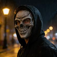 1PC Halloween Carnival Party Cosplay Skeleton Skull Masks - Multicolor - View 10