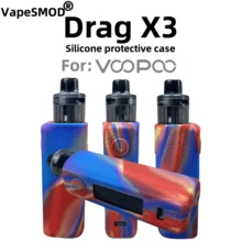 VapeSMOD Hot-Selling Silicone Case Suitable For VOOPOO Dragx3 Body, Anti-Slip, Anti-Fall, Anti-Collision, Protective Shell With Savin Texture Pattern - Multicolor - View 7