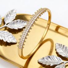 1件18K镀金铜手镯，闪亮优雅的款式，适合日常佩戴。 - 多色 - 查看 9