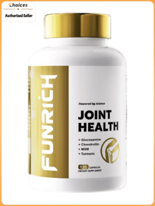 Joint Support Capsules With Glucosamine, Chondroitin & MSM | Mobility & Flexibility Wellness Supplement With Turmeric & Boswellia | Daily Cartilage Support | 120 Count - 1 Bottle - View 1