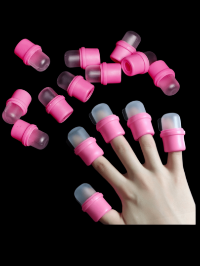 Nail Polish Remover Silicone Gloves - Odorless, Easy To Use, Reusable, Suitable For Nail Salons And Manicurists, Nail Care Tools | Convenient DIY Nail Care Accessory | Nail Care Supplies