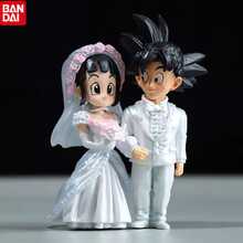 bandai 卡卡羅特與琪琪婚禮場景 Q 版 PVC 動漫角色收藏雕像模型裝飾禮品 | 完美萬聖節禮物－生日、週年紀念、畢業、返校、婚禮季節與節日禮物，適合粉絲、收藏家展示、動漫主題派對裝飾與 Cosplay 道具，收藏禮品，成人動漫收藏品 - 彩色 - 查看 9