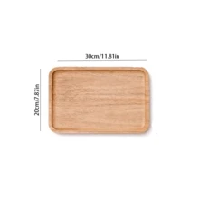 1个木质托盘，可用于盛放早餐、甜点、烧烤等，适用于家庭、酒店、餐厅等场所。 - 杏色 - 查看 8
