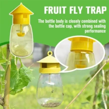 Reusable Fruit Fly Trap, Plastic, , No Electricity Needed, For Kitchen & Orchard Pest Control, Industrial & Scientific Agricultural Irrigation Equipment, No Battery Included - A - View 8