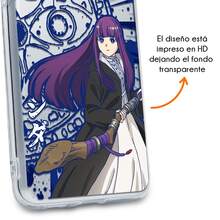Funda Compatible con Oukitél Anime Sozo no Freiren Fren Hechicera Sello Magico Protector Carcasa Anticaídas a Prueba De Golpes TPU. - transparente - Ver 2