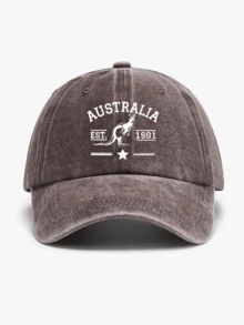 A Retro Washed Hat All-Season Spring Summer Autumn Winter Wearable Adjustable Strap Suitable For Valentine's Day Weddings Christmas School Season Father's Day - One Size - View 16