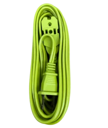 Extensión Eléctrica Doméstica 2 m Color Amarillo – Cable de Extensión para Hogar - Tipo de Enchufe A USA (110-127V) - Ver 4