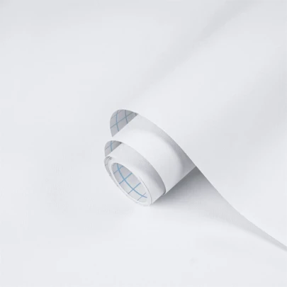 1 لفة ورق حائط لاصق ذاتي ذو لون أحادي بسيط، مقاوم للماء والزيت، قابل للإزالة، مناسب لسطح المطبخ والخزانات والجدران وديكور الغرف والمنزل وغرفة المعيشة والحمام وتجديد المنزل وإعادة تصميم الأثاث، مادة تغطية جدران متينة، سهلة التركيب، تحديث المنزل