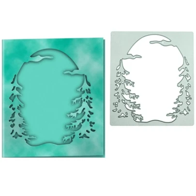 Juego de troqueles metálicos con diseños de animales y plantas del bosque, incluye conejo, ardilla, seta y otras formas, adecuado para hacer tarjetas, scrapbooking, álbumes de fotos DIY, decoración de tarjetas de papel y otros proyectos creativos