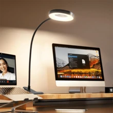 1pc 5x Magnifying Glass With Light And Clip, Flexible Gooseneck Tube, Clip On Desk Lamp, Adjustable Lighting Magnifying Glass, 10 Levels Of Brightness And 3 Color Temperature Modes, Portable Desk Lamp, USB Power Supply, Suitable For Handicrafts, Painting, Sewing, Reading And Fine Work - USB - View 12