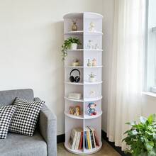 BorealBear 1 Pc Of Heavy-Duty Display Shoe Rack, 7-Tier Rotating Storage Shoe Rack, Multi-Functional Storage Rack, Large-Capacity Shoe Cabinet, With Sturdy Reinforcement Of Buckles, Easy To Assemble, Suitable For Organizing And Storing Shoes And Handbags - 查看 6