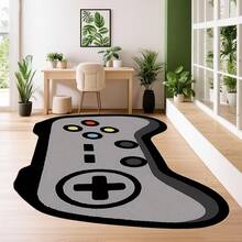 Thảm hình tay cầm chơi game, thảm hình cần điều khiển màu đen, thảm chủ đề trò chơi điện tử, trang trí phòng bé trai, thảm dành cho người yêu game, thảm trang trí, thảm thời trang, thảm phòng tắm, đệm ghế sofa, trang trí nhà cửa, thảm phòng khách, thảm phòng ngủ, thảm lối vào, thảm nhà bếp, thảm phòng tắm, thảm phòng học. - Nhiều màu - Xem 7