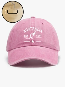 A Retro Washed Hat All-Season Spring Summer Autumn Winter Wearable Adjustable Strap Suitable For Valentine's Day Weddings Christmas School Season Father's Day - One Size - View 10