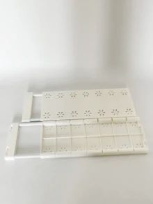 3 vách ngăn lưu trữ điều chỉnh được - Không cần khoan, thích hợp cho tủ quần áo, nhà bếp và phòng tắm, tiết kiệm không gian. - trắng - Xem 12