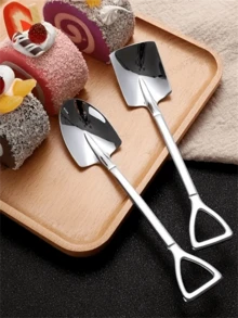 Cuchara creativa con forma de sandía, cuchara para helado, pala retro, cuchara de acero inoxidable con forma de sandía - Ver 6