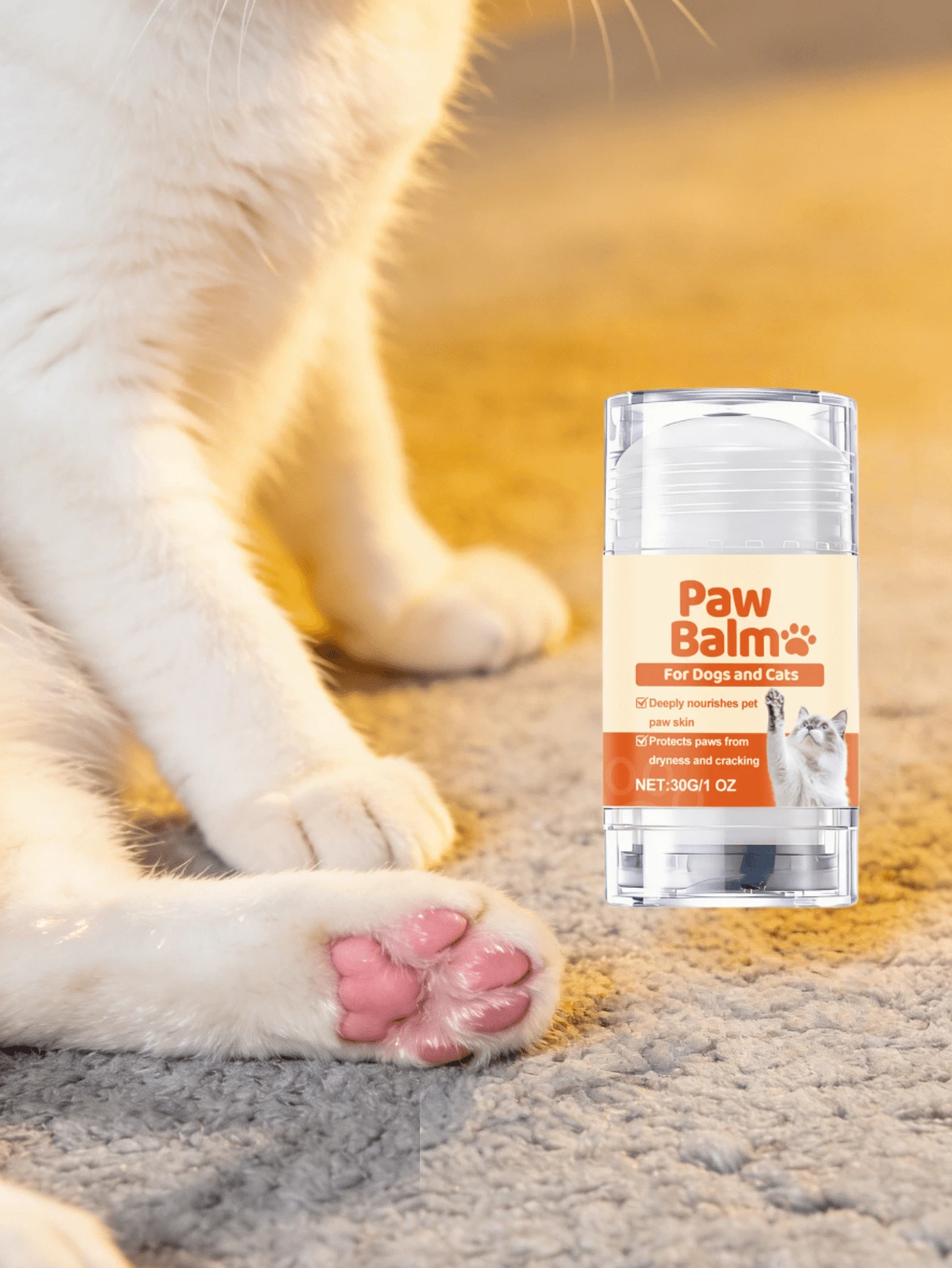 宠物护爪膏，温和呵护猫狗爪子，滋润滋养爪垫，宠物护理软膏 - 查看 1