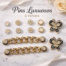 Basic Luxury Gold Sandal Pins And Buttons Set - KIT-pINS-3 - View 7