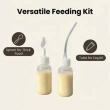 30ml Baby Bird Feeding Kit, Parrot Milk Powder Feeder, Chick Feeding Bottle With Graduated Scale, Bird Feeding Spoon, Feeding Tube, Bird Feeding Tools - Spoon + Tube Set 14pcs - View 5