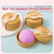 1 món đồ chơi hình bánh bao hấp đàn hồi chậm: Đồ chơi hình bánh bao hấp đàn hồi chậm, mềm mại và từ từ phồng lên, phù hợp cho người lớn, tuyệt vời để chơi trên bàn làm việc và giảm căng thẳng. - NNL31 - Xem 5