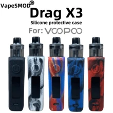 VapeSMOD Hot-Selling Silicone Case Suitable For VOOPOO Dragx3 Body, Anti-Slip, Anti-Fall, Anti-Collision, Protective Shell With Savin Texture Pattern - Multicolor - View 4