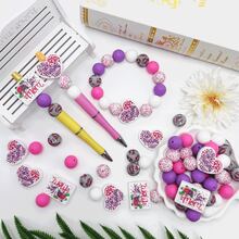 25/44/75pcs Mother's Day Letter Bead Set - Mother's Day Theme "Love Mom" - Suitable For DIY Handmade Keychains, Necklaces, Bracelets, Decorative Pens, Jewelry And Pendants - Ideal For Holiday And Birthday Gifts - Mother's Day Alphabet - View 8