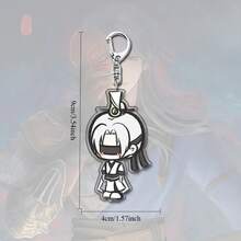 Cartoon Q Version Of Martial Arts Anime Cartoon Character Acrylic Keychain Pendant Double Side Key Bag Accessories Firend Gift - Multicolor - View 6