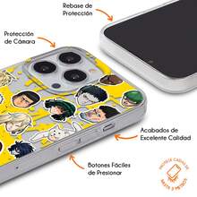 Funda Compatible con Oukitél One Ponch Nam Asociasión de Heróes Estilo Stickers Anime Saytama Protector Carcasa Anticaídas a Prueba De Golpes TPU. - transparente - Ver 3