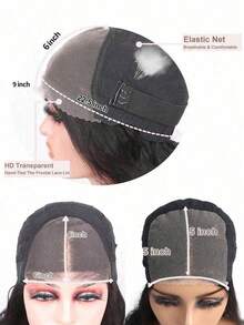 bling hair 250% Density, Wavy Human Hair, Pre-Plucked, Transparent, 13 X 4, 13 X 6, Lace-Front Wigs, Human Hair, 4 X 4, Lace Closure Wigs, Human Hair, Put-On And Take-Away, 6 X 4, 5 X 5, 9 X 6, Glueless Wigs, Human Hair, Pre-Cut, No Glue, Ready To Go, Wigs For Women, Brazilian Hair, Hidden Strap, 360-Degree Body Wave, Full Lace, Frontal Wigs, Human Hair With Invisible Drawstring, Natural Color, 6 Inches, Short Pixie Cut Wig, Human Hair - Natural Black - 查看 6